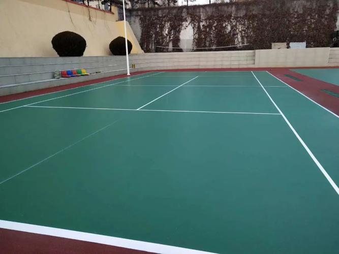 ...工艺盘点:怎么在沥青基础地面上施工丙烯酸网球场